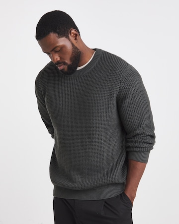 Jack & Jones Global Knitted Jumper - Grey