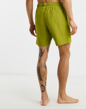 Napapijri Box Logo Swim Shorts - Green