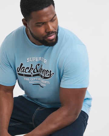 Jack & Jones Logo T-Shirt - Blue