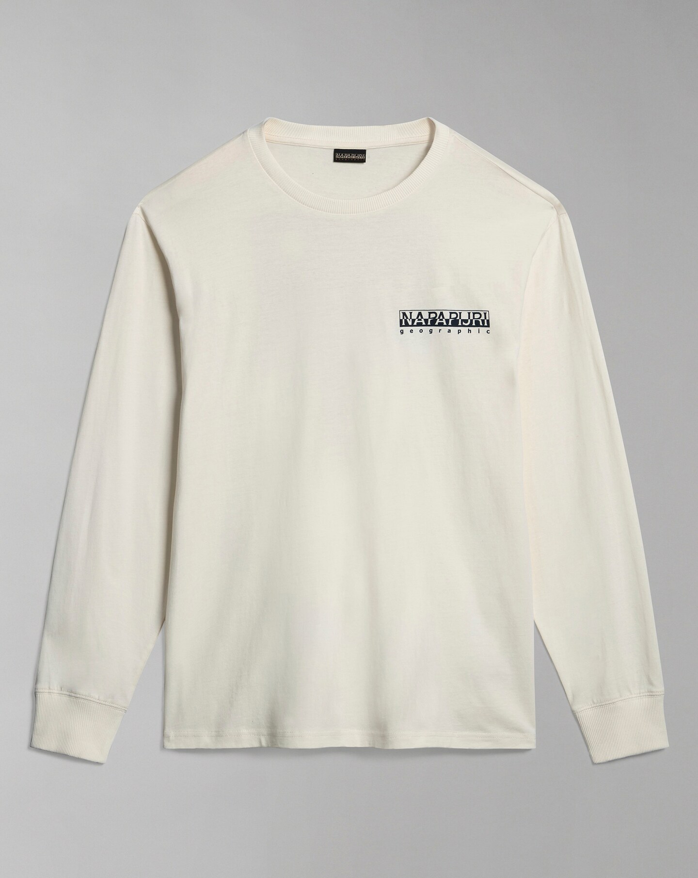 送料込★NAPAPIJRI★ S-Telemark 1 長袖Tシャツ Napapijri Telemark Long Sleeve T-Shirt - White | Jacamo