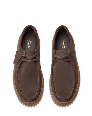 Clarks Torhill Lo Shoe - Brown Dark