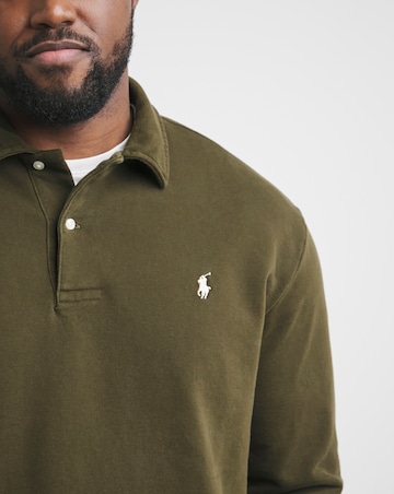Polo Ralph Lauren Green Button Collar Sweat
