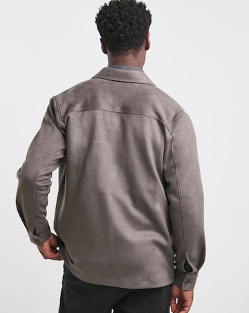 Faux Suede Shacket
