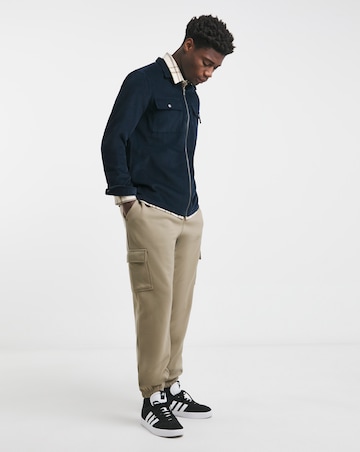 Cord Zip Through Overshirt