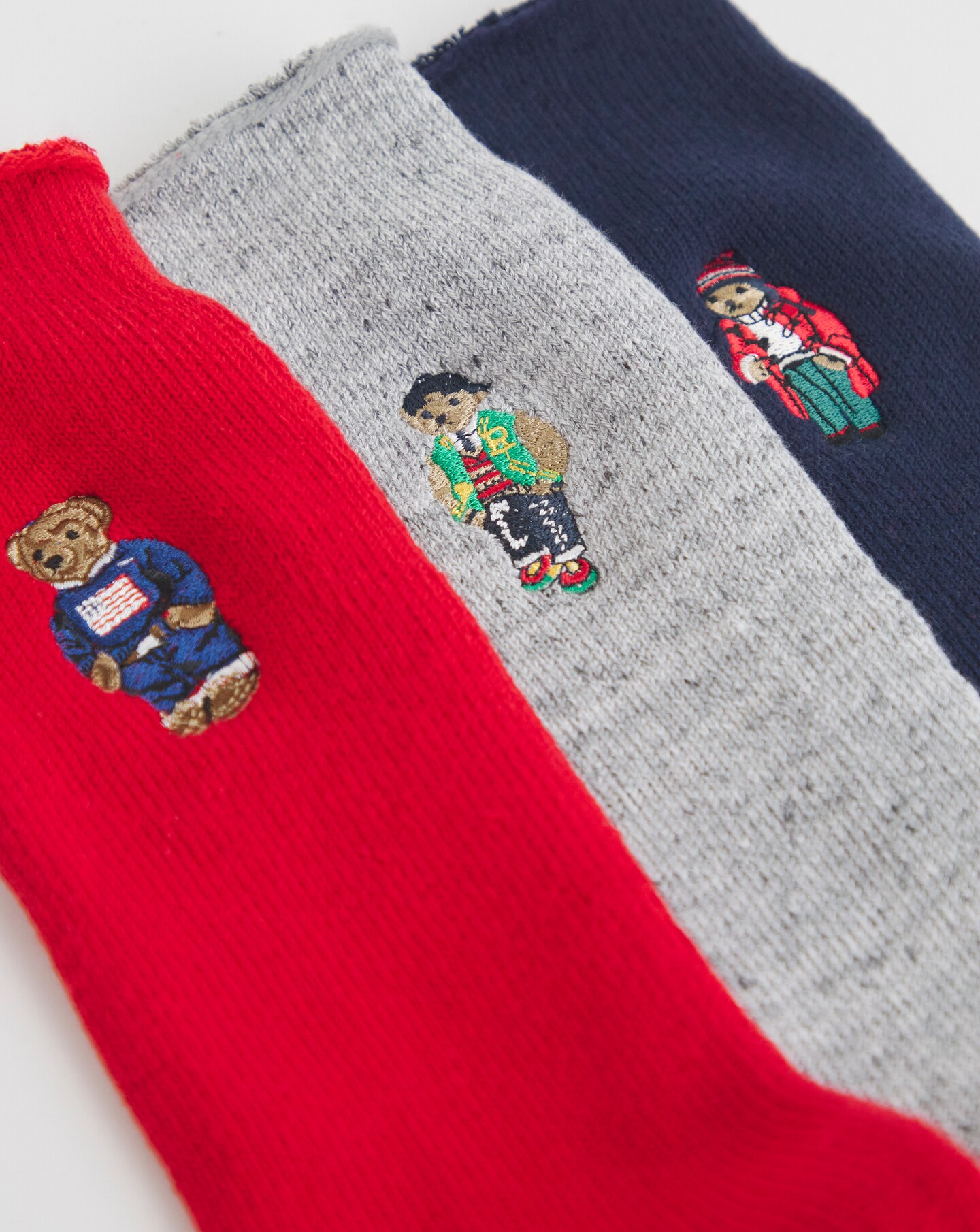 Polo Ralph Lauren 3 Pack Gift Box Bear Socks | Jacamo