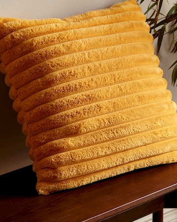 Catherine Lansfield Cosy Ribbed Cushion