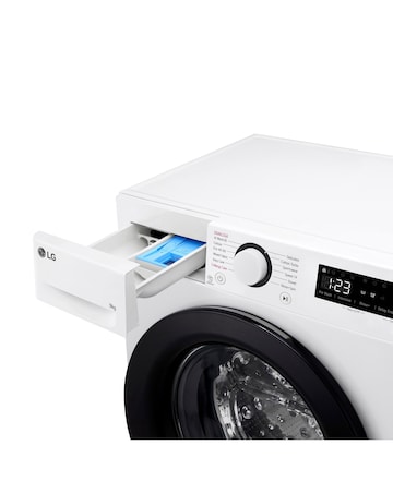 LG F2Y509WBLN1 9kg Washing Machine 1200rpm White - A Rated