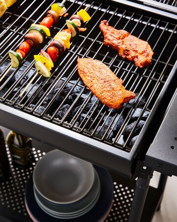 Double Oil Drum Charcoal BBQ