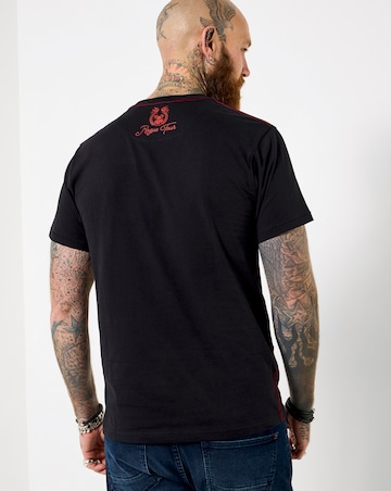 Joe Browns Elevated Tiger Rock and Roll T-Shirt - Black