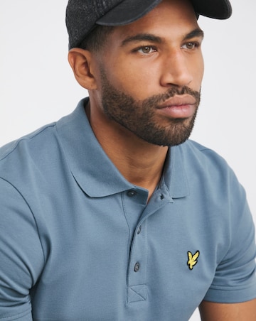 Lyle & Scott Mist Blue Classic Short Sleeve Polo