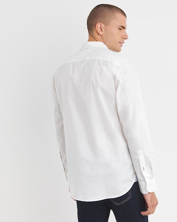 Tommy Hilfiger Long Sleeve Classic Flex Poplin White Shirt