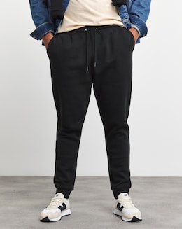 Black Tapered Joggers