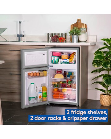 Russell Hobbs RH85UCFF482E1SS Under Counter Fridge Freezer - Stainless Steel