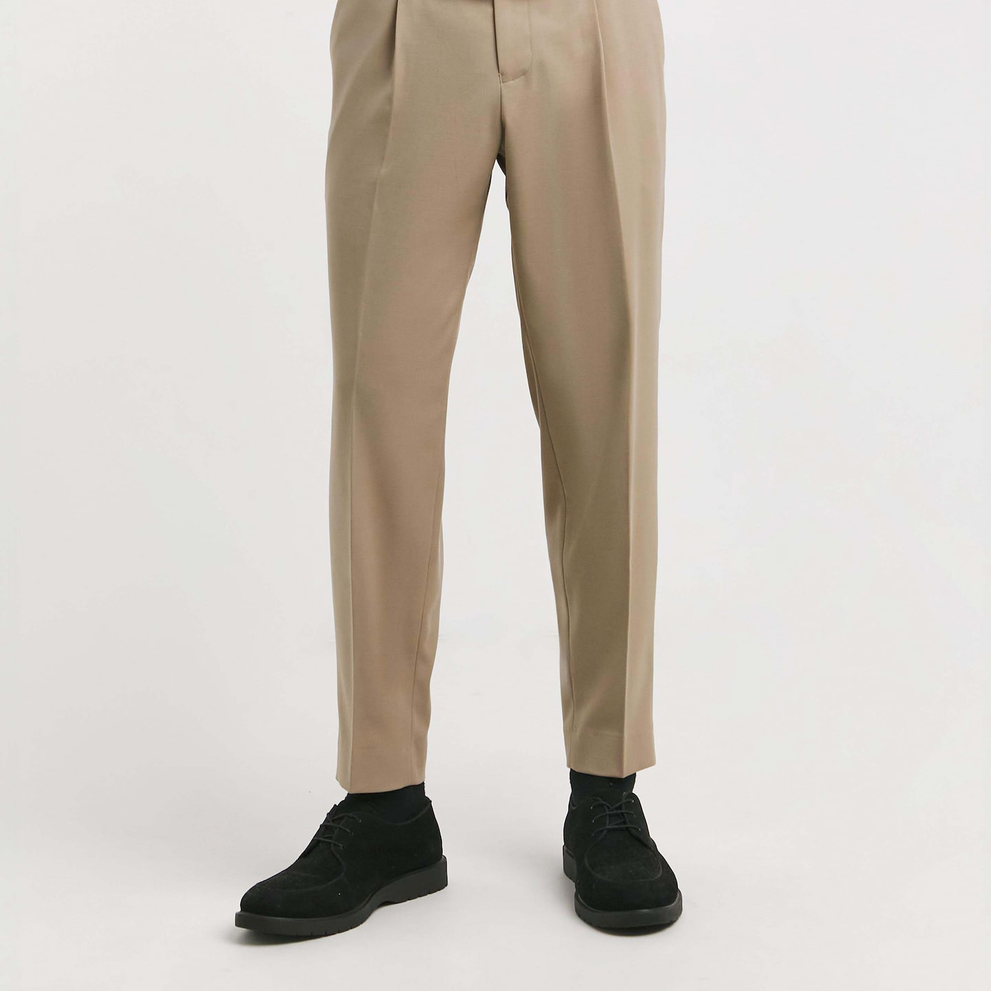 Model wears Tailored Tapered Fit Trouser