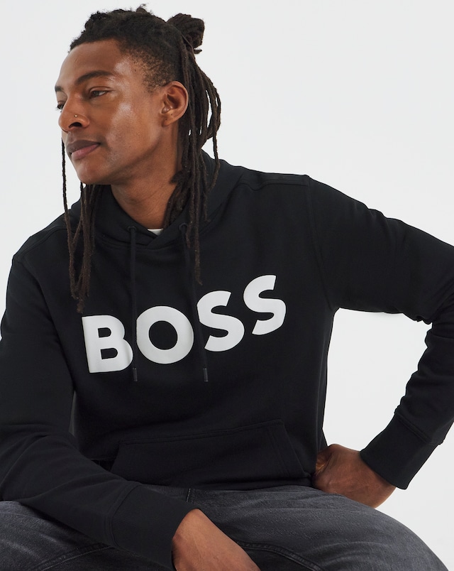 BOSS Classic Logo Hoodie - Black