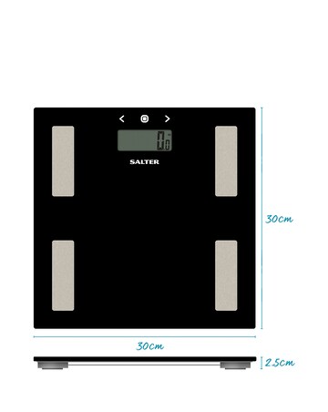Salter Black Glass Analyser Scale