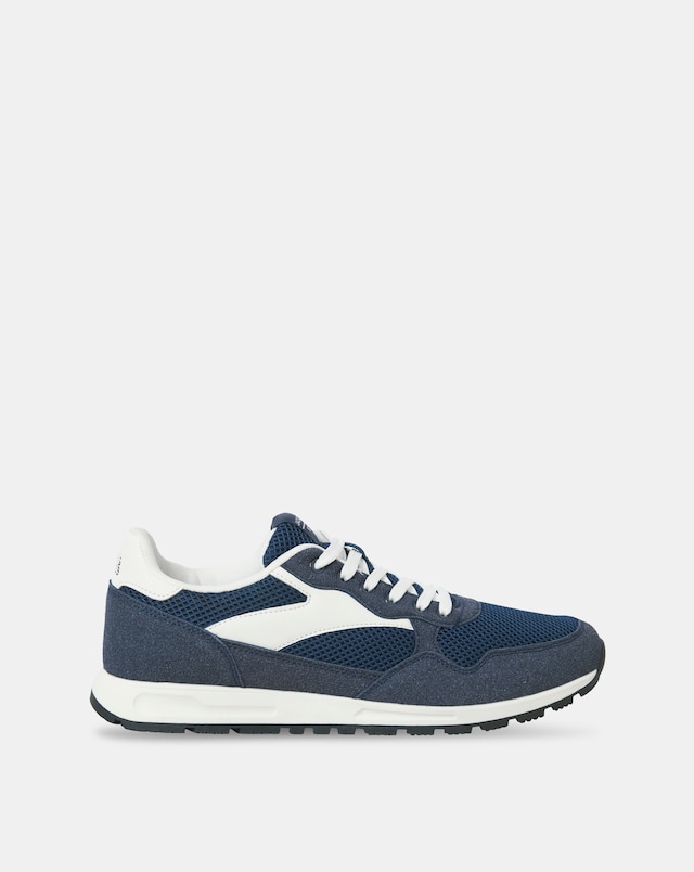 JACK & JONES Windon Combo Trainers - Navy/White