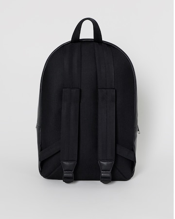 BOSS Embossed Logo Backpack - Black