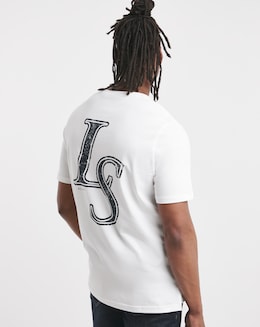 Lyle &amp; Scott Short Sleeve Back Graphic T-Shirt - White