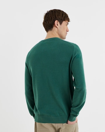 Lyle & Scott Cotton Crew Neck Jumper - Green