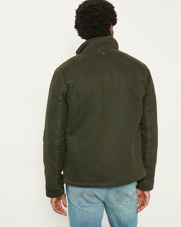 FatFace Wardly Canvas Jacket (Regular & Tall) - Khaki