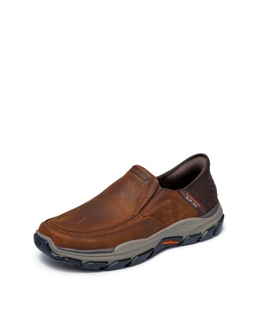 Skechers Respected Elgin Slip-Ins - Brown