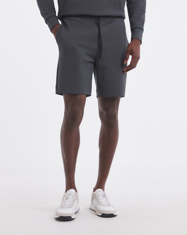 BOSS Logo Sweat Shorts - Dark Grey