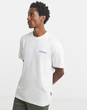Napapijri Guide Back Graphic T-Shirt - White
