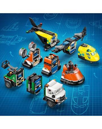 LEGO City Airplane, Service Truck & Hovercraft Rem 60505