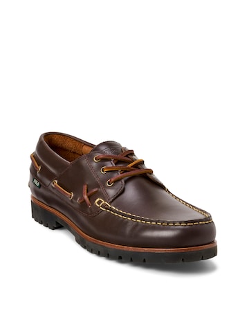 Polo Ralph Lauren Ranger Leather Deck Shoe - Dark Brown