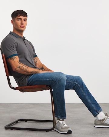 Voi Contrast Collar Polo Long Length