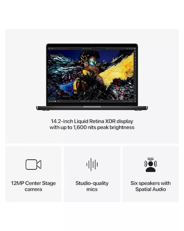 Apple MacBook Pro (M4, 2024) 14in 10-Core CPU 10-Core GPU 16GB 1TB - Space Black