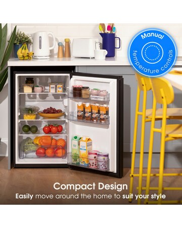 Adobe 50cm Undercounter Larder Fridge - Black