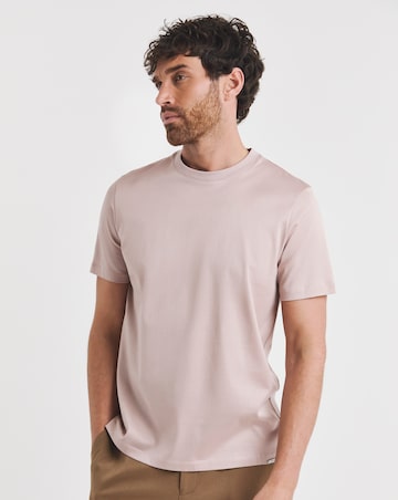 Folio Premium 100% Supima Mercerised T-Shirt- Pastel Pink