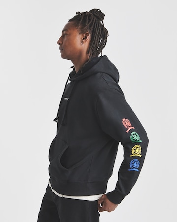 Tommy Jeans Varsity Crest Hoodie - Black