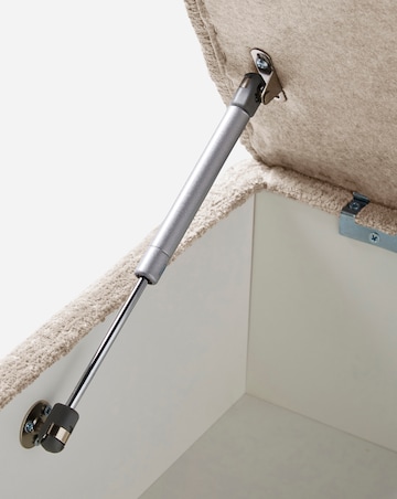 Hunter Chenille Storage Footstool