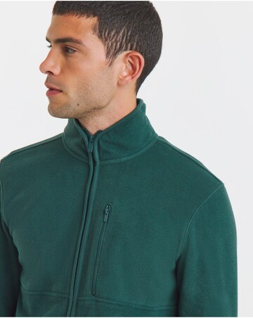 Microfleece Full Zip Jacket-Khaki