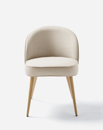 Emilie Fabric Pair of Dining Chairs