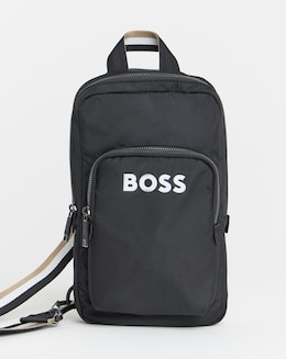 BOSS Catch Logo Cross Body Bag - Black