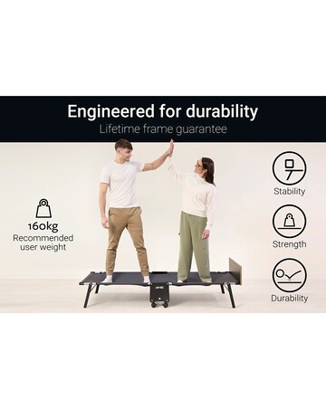 Jay-Be Rollaway Folding Bed with Memory Mattress - Single