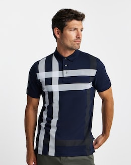 Barbour Blaine Tailored Polo Shirt - Navy