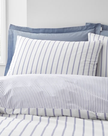 Bianca Hampton Stripe 100% Cotton Duvet Cover Set