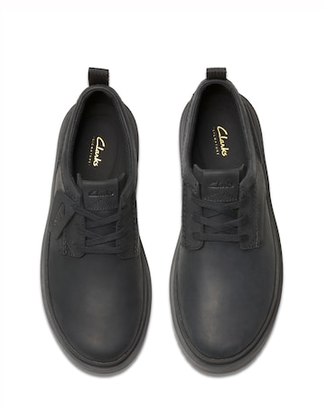 Clarks Polden Lace Shoe - Black