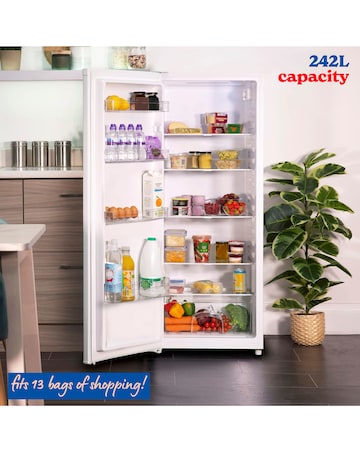 Russell Hobbs RH143LF552E1W Upright Freestanding Larder Fridge - White