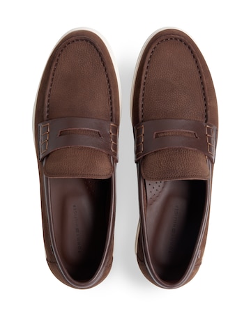 Tommy Hilfiger Nubuck Loafer - Brown