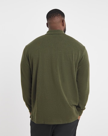 Polo Ralph Lauren Long Sleeve Script Logo Polo - Alpine