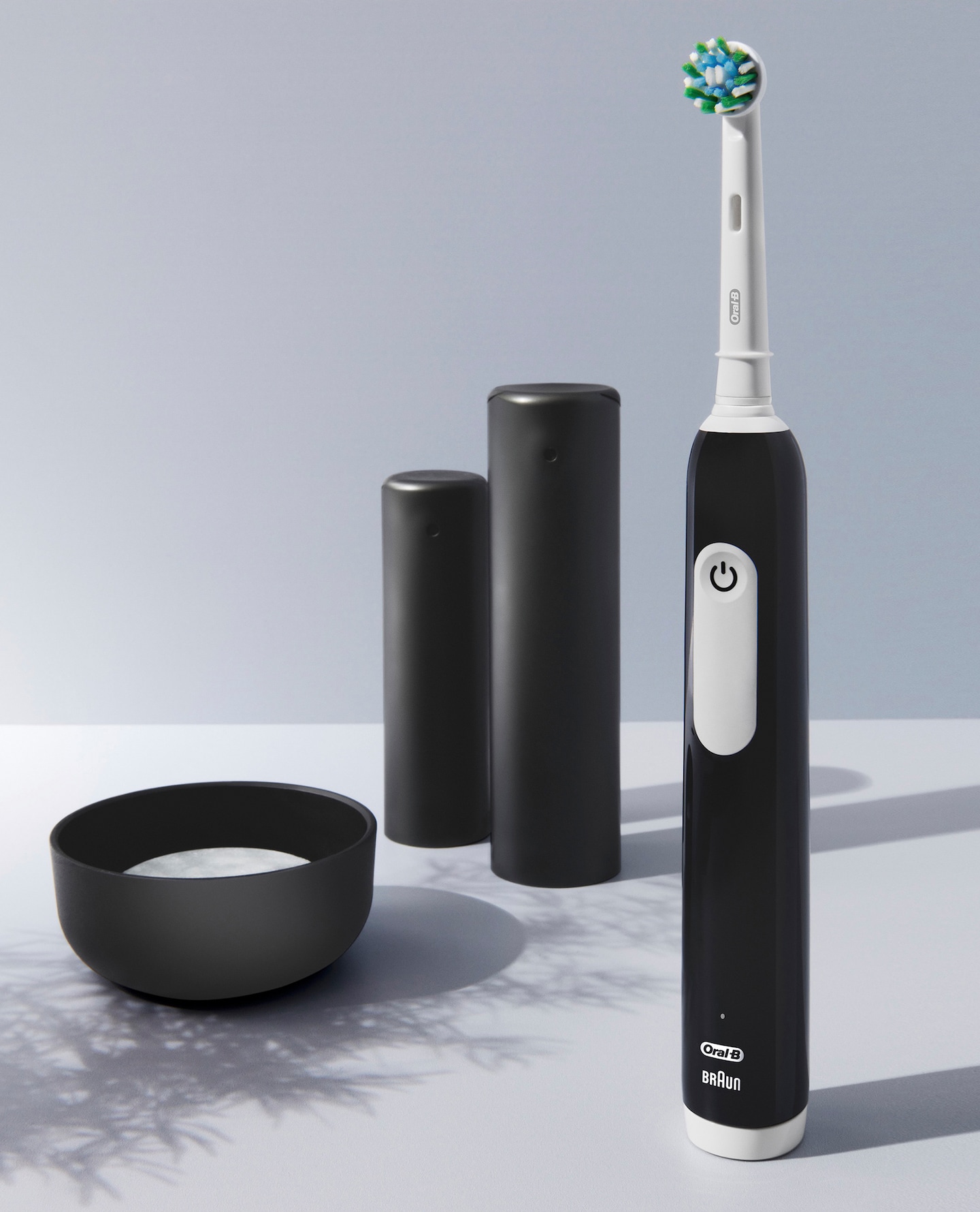 Oral-B Pro 1 Cross Action Black Electric Toothbrush with Travel Case