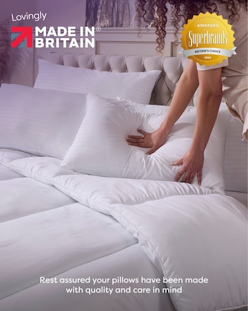 Slumberdown Comfy Home Medium Support Pillow - 4 Pack