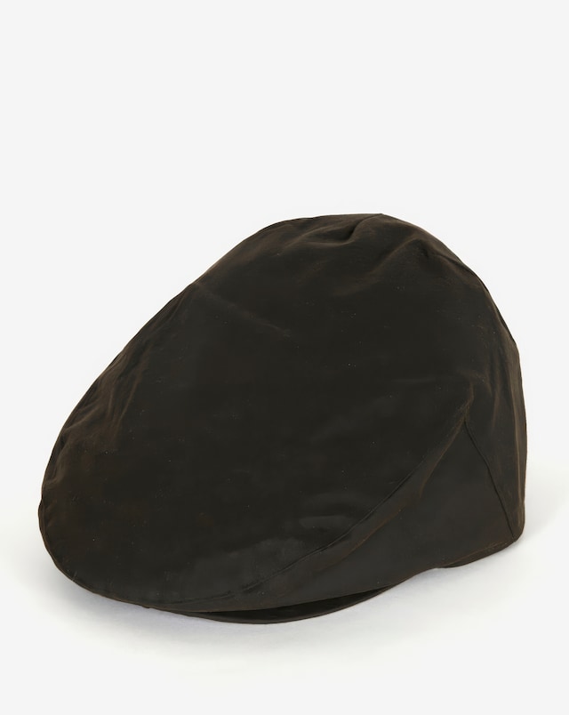 Barbour Wax Flat Cap - Olive