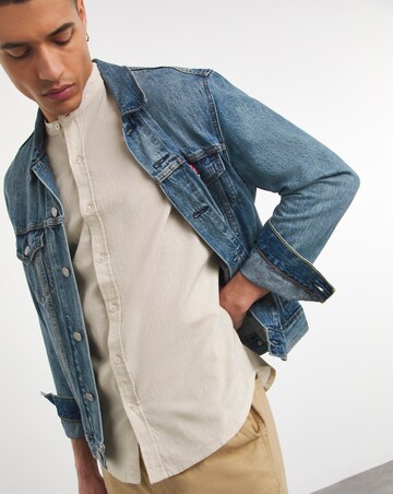 Short Sleeve Grandad Linen Shirt